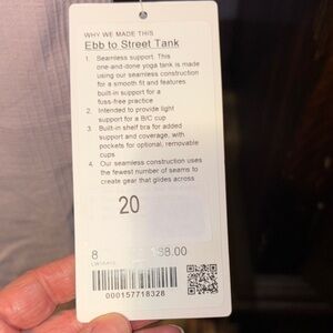 lululemon athletica Ebb to Street Tank - White